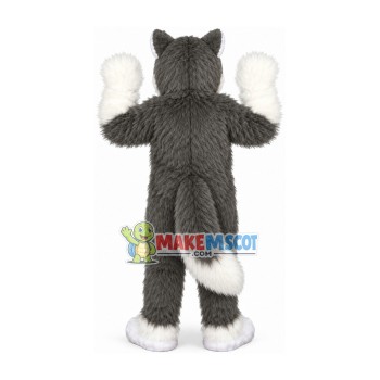 The Loyal Active Husky Mascot Costume