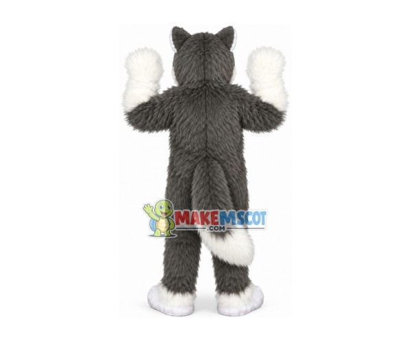 The Loyal Active Husky Mascot Costume The Loyal Active Husky Mascot Costume