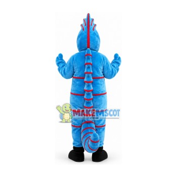 Duck-billed Blue Seahorse Mascot Costume Duck-billed Blue Seahorse Mascot Costume