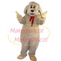 Dressed Up Pet Dog With Red Scarf Mascot Costume