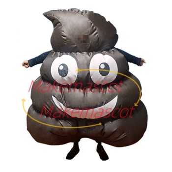 Inflatable Pile of Feces Mascot Costume