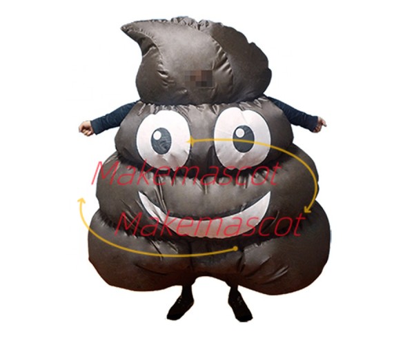 Inflatable Pile of Feces Mascot Costume Inflatable Pile of Feces Mascot Costume