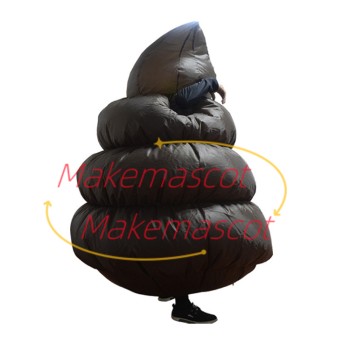 Inflatable Pile of Feces Mascot Costume Inflatable Pile of Feces Mascot Costume