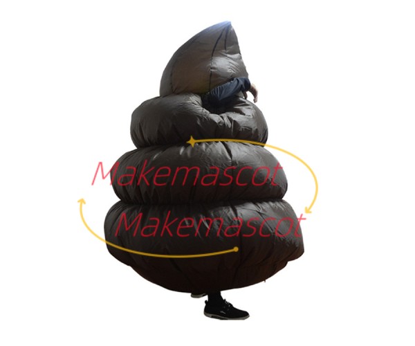 Inflatable Pile of Feces Mascot Costume Inflatable Pile of Feces Mascot Costume