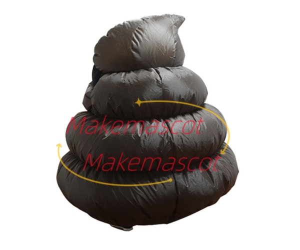Inflatable Pile of Feces Mascot Costume Inflatable Pile of Feces Mascot Costume