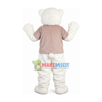 Lovely Soft Plush Polar Bear Mascot Costume Lovely Soft Plush Polar Bear Mascot Costume