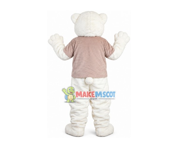 Lovely Soft Plush Polar Bear Mascot Costume Lovely Soft Plush Polar Bear Mascot Costume