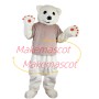 Lovely Soft Plush Polar Bear Mascot Costume