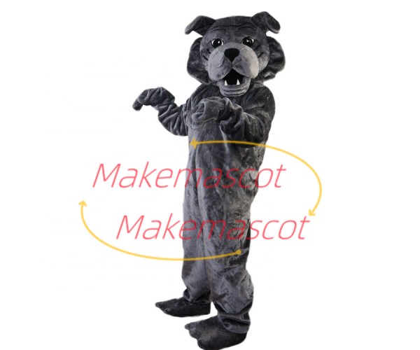 Vigilant Grey Watchdog Mascot Costume
