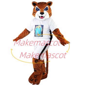 Tiger of High School Basketball Team Mascot Costume Tiger of High School Basketball Team Mascot Costume