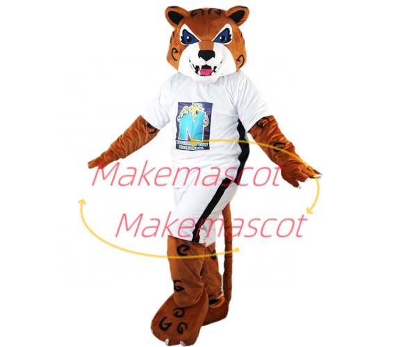 Tiger of High School Basketball Team Mascot Costume Tiger of High School Basketball Team Mascot Costume