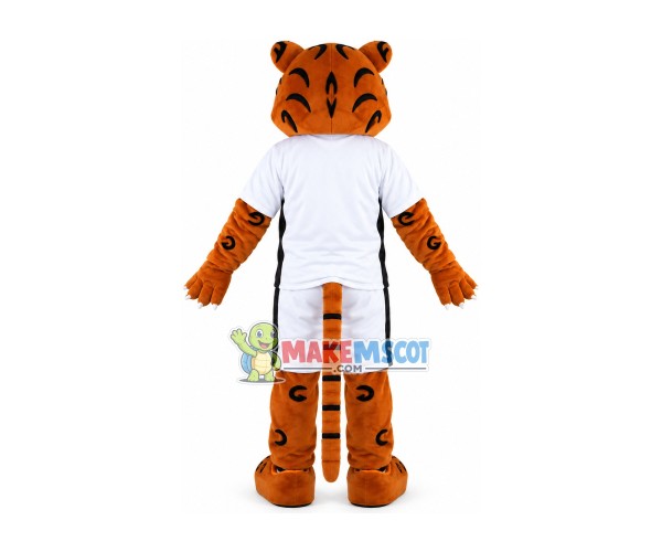 Tiger of High School Basketball Team Mascot Costume Tiger of High School Basketball Team Mascot Costume