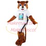 Tiger of High School Basketball Team Mascot Costume