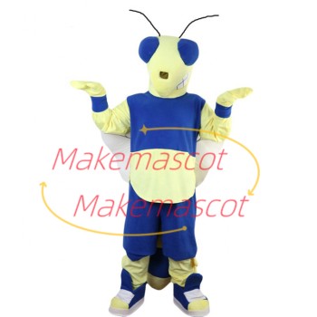 The Lightweight Blue & Yellow Bee Mascot Costume The Lightweight Blue & Yellow Bee Mascot Costume