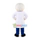Experienced Old Expert Doctor Mascot Costume Experienced Old Expert Doctor Mascot Costume