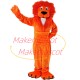 Patrolling The Muscular Lion King Mascot Costume Patrolling The Muscular Lion King Mascot Costume