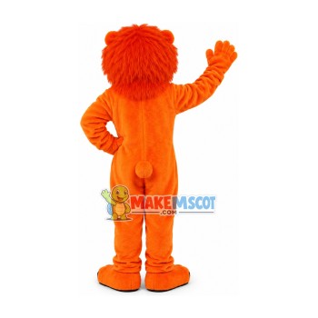 Patrolling The Muscular Lion King Mascot Costume Patrolling The Muscular Lion King Mascot Costume