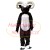 Adult Black Goat With Hale Horns Mascot Costume