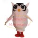 The Sharp Eared White Owl Mascot Costume The Sharp Eared White Owl Mascot Costume