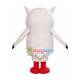 The Sharp Eared White Owl Mascot Costume The Sharp Eared White Owl Mascot Costume