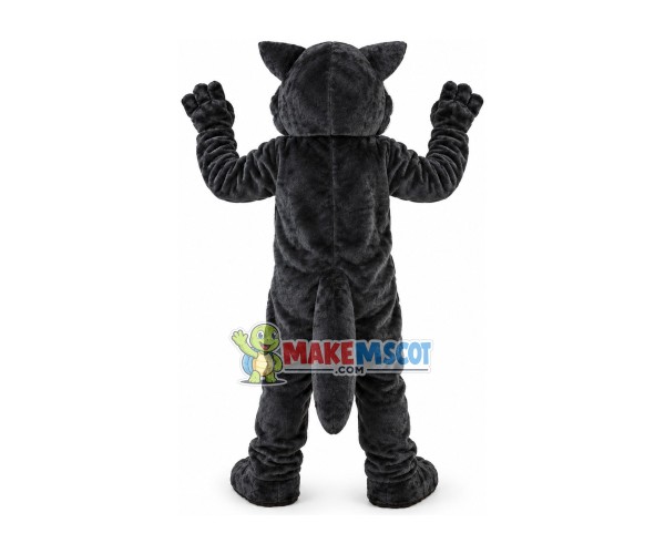 Bad-minded Blue Eyed Wolf Mascot Costume