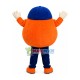 Orange Squeeze Ball Cartoon Mascot Costume Orange Squeeze Ball Cartoon Mascot Costume
