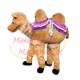 Riding Camel In The Desert Mascot Costume