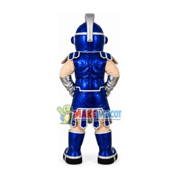 Embattled Blue Spartan Warrior Mascot Costume Embattled Blue Spartan Warrior Mascot Costume