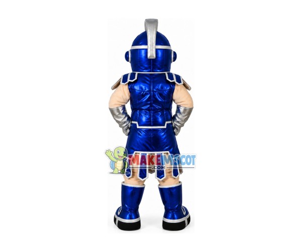 Embattled Blue Spartan Warrior Mascot Costume Embattled Blue Spartan Warrior Mascot Costume