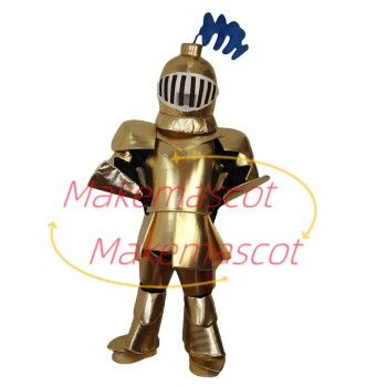 Strict Golden Armored Garrison Mascot Costume Strict Golden Armored Garrison Mascot Costume