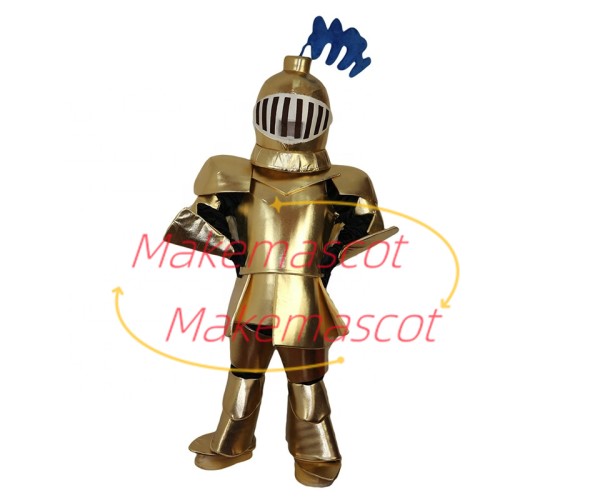 Strict Golden Armored Garrison Mascot Costume Strict Golden Armored Garrison Mascot Costume