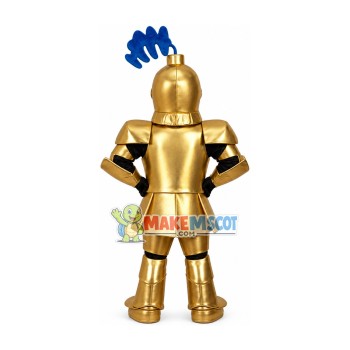 Strict Golden Armored Garrison Mascot Costume Strict Golden Armored Garrison Mascot Costume