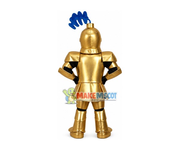 Strict Golden Armored Garrison Mascot Costume Strict Golden Armored Garrison Mascot Costume