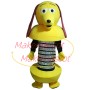 Funny Yellow Lop-eared Spring Dog Mascot Costume