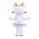Cute Cartoon White Dragon Mascot Costume For Family Gathering