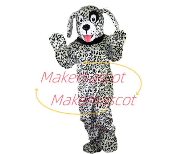 Happy Mischievous Dalmatian Mascot Costume