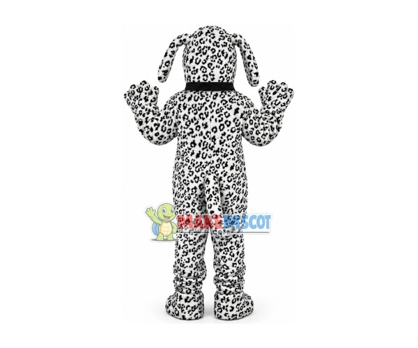 Happy Mischievous Dalmatian Mascot Costume Happy Mischievous Dalmatian Mascot Costume