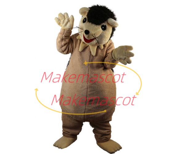 Plush Hedgehog Showing The Body Mascot Costume Plush Hedgehog Showing The Body Mascot Costume
