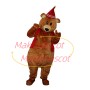 Christmas Bear For Celebration Mascot Costume