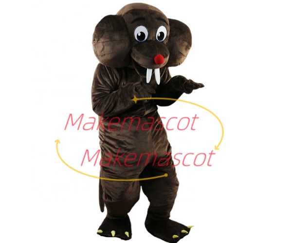 Wretched Brown Big-eared Groundhog Mascot Costume Wretched Brown Big-eared Groundhog Mascot Costume
