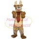 Festive Elk Mascot Costume For Christmas Party