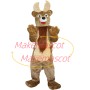 Festive Elk Mascot Costume For Christmas Party