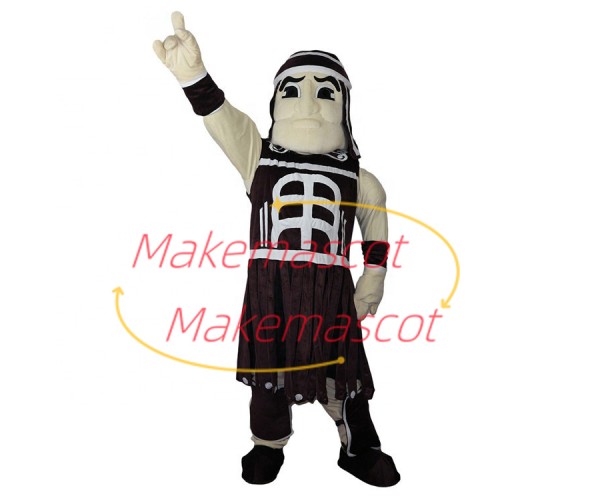 The Leading Soldier Giving Orders Mascot Costume The Leading Soldier Giving Orders Mascot Costume
