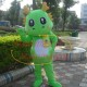 Shiny Eyes Green Cartoon Dragon Mascot Costume Shiny Eyes Green Cartoon Dragon Mascot Costume