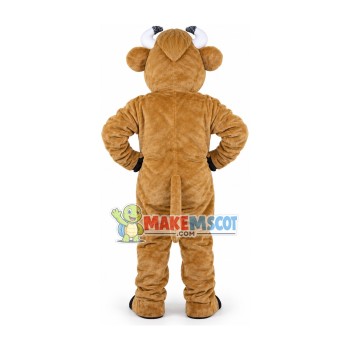 The Fancy Amicable Buffalo Mascot Costume The Fancy Amicable Buffalo Mascot Costume