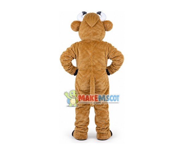 The Fancy Amicable Buffalo Mascot Costume The Fancy Amicable Buffalo Mascot Costume