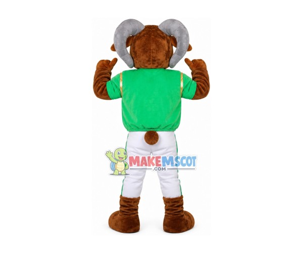 Celebrating The Starter Antelope Mascot Costume Celebrating The Starter Antelope Mascot Costume