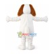 Obedient White Plush Dog Mascot Costume Obedient White Plush Dog Mascot Costume