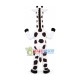Amusing Chewing White Giraffe Mascot Costume Amusing Chewing White Giraffe Mascot Costume