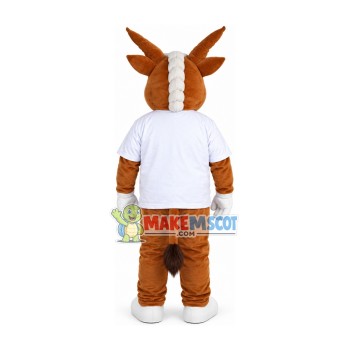 Confident Reindeer Prepared Before The Game Mascot Costume Confident Reindeer Prepared Before The Game Mascot Costume